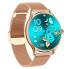 Розумний смарт годинник Smart Milano Gold Steel, 2 ремінці
